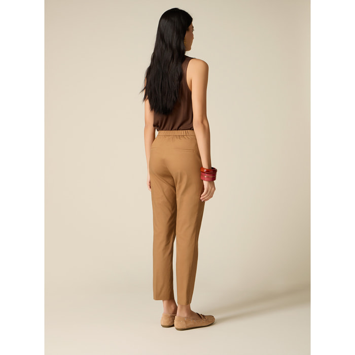 Oltre - Pantalones chinos de algodón - Beige