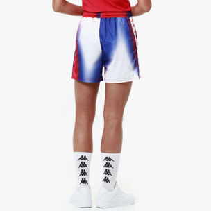 Kappa - Pantaloncini Donna Rosso - 222 BANDA SACHA 2 GRAPHIK