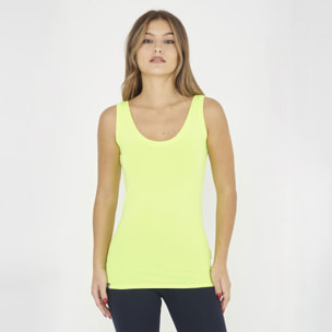 Canotta palestra da donna RAITA giallo fluo