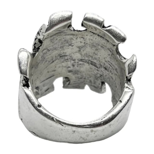 Anillo Root plata chapado