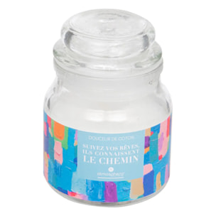 Bougie parfumée "Jomy" douceur de coton 70g