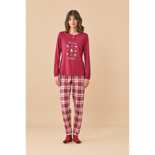 Pigiama caldo cotone articolo winter. Noidinotte