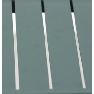 Tavolino da giardino per lettino prendisole in alluminio verde - Chiara