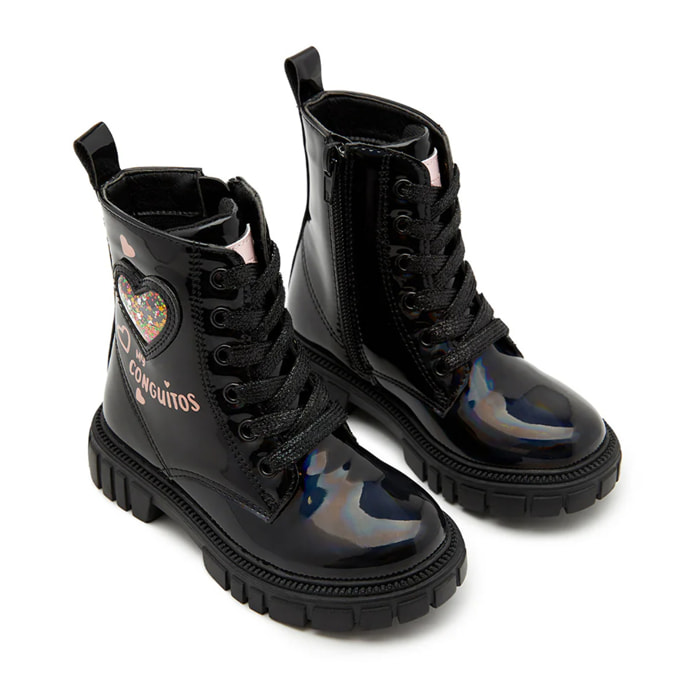 Stivali per bambini con dettaglio a cuore in