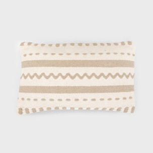 Cojín rectangular algodón Leito 30x50 - funda + relleno