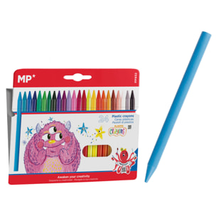 CERA PLASTICA colori KIDS 24 Uds.