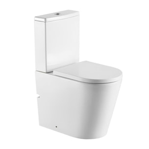 Brevis WC à poser sans bride + abattant softclose (SATBRE031RREXVPSN)