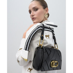 Borsa a tracolla intrecciata