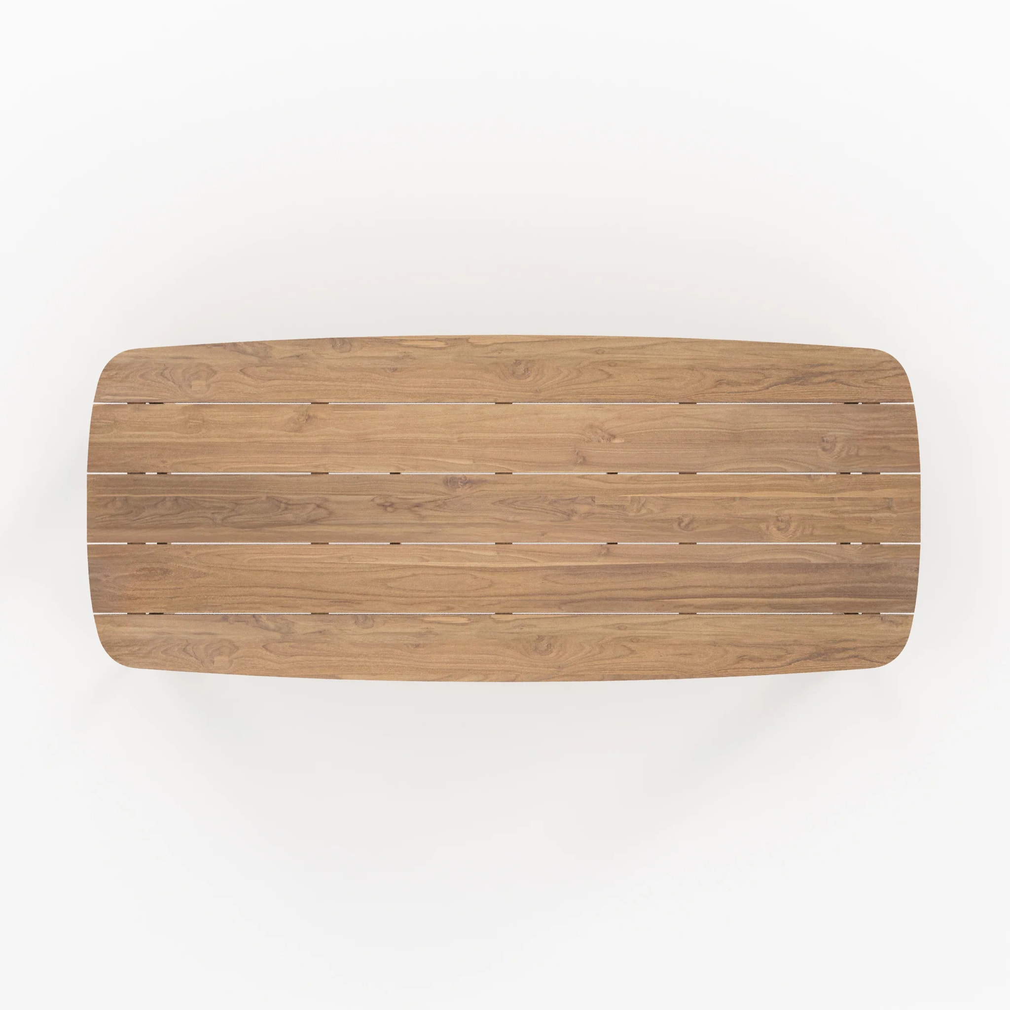 Table de jardin en bois de teck recyclé 10 personnes - Lumo