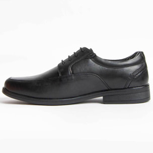 Zapato Oxford De Piel - Negro