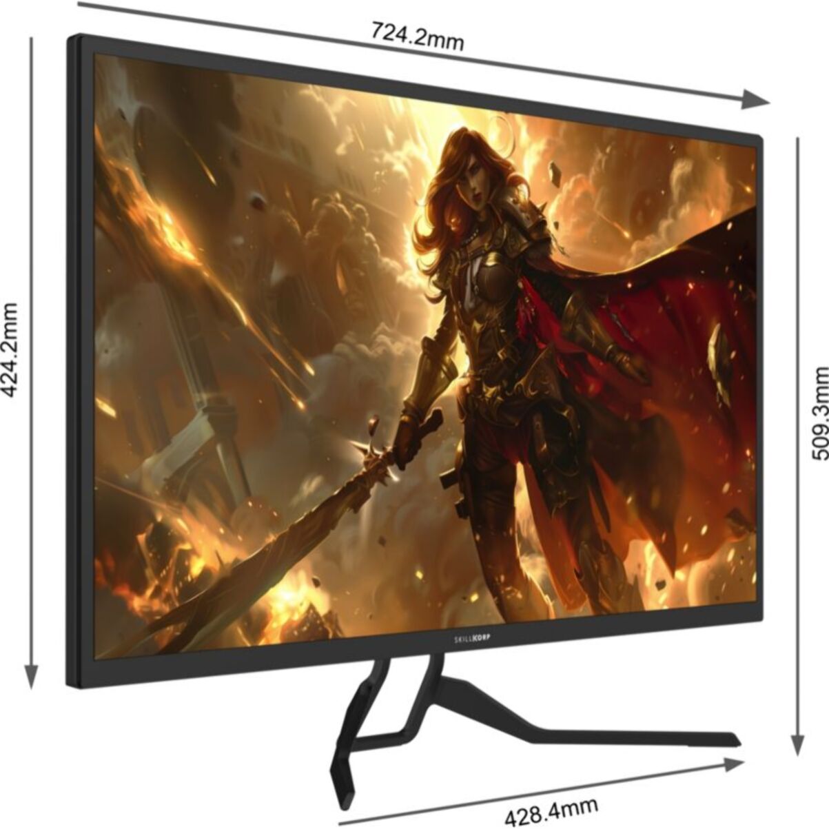 Ecran PC Gamer SKILLKORP M32 Plat 32'' VA