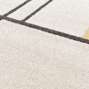 Tapis contemporain Lofe motif géometrique