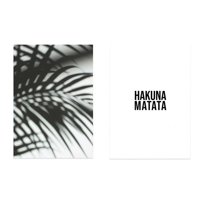 Pack Posters Hakuna Matata Hauteur: 29.7 Longueur: 42 Largeur: 0.3