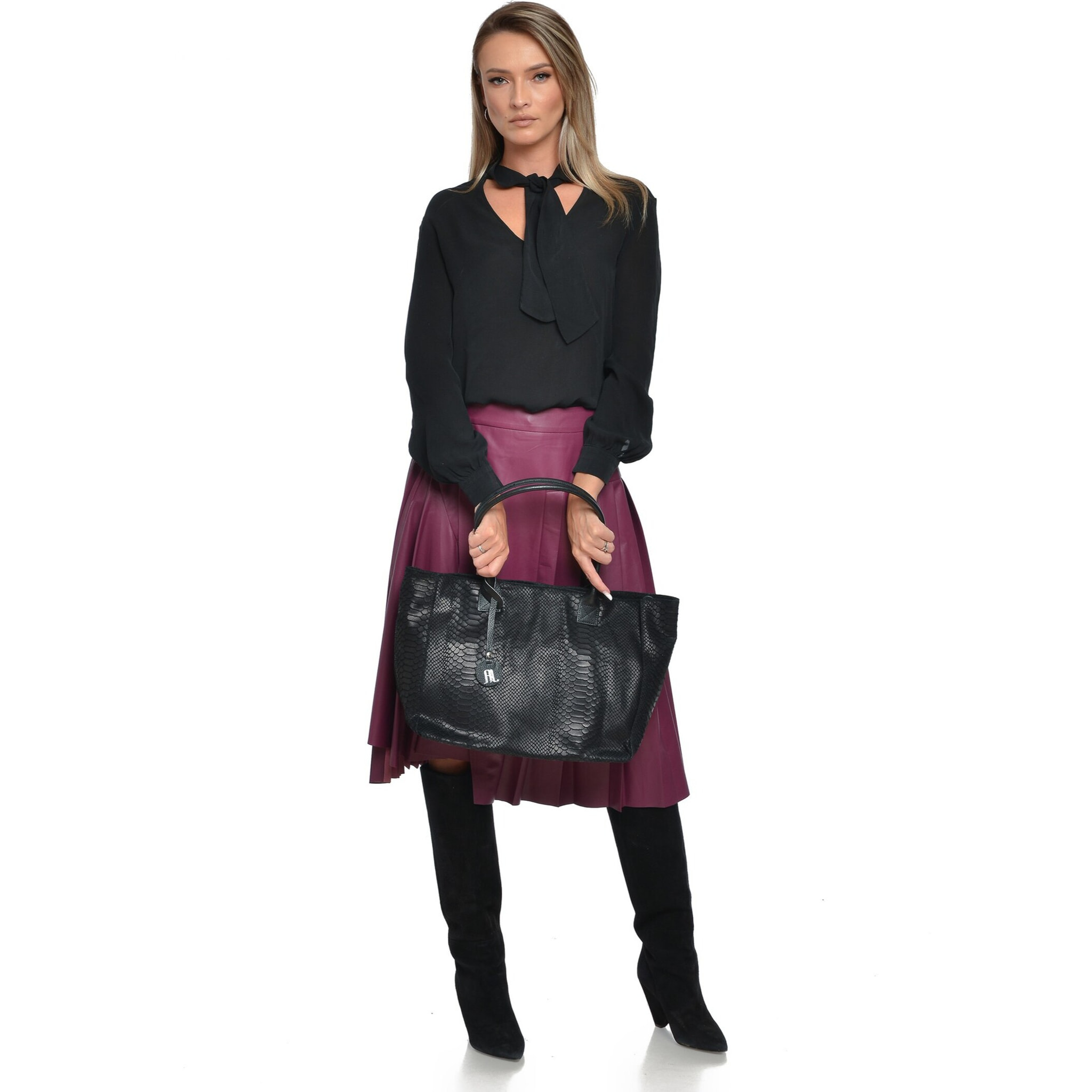 Borsa a mano Anna Luchini Nero