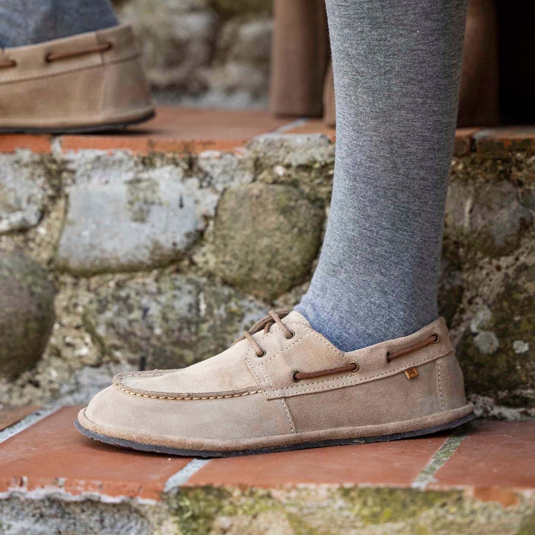 Zapatos N5675 SILK SUEDE TOFFEE/ BARE color Toffee