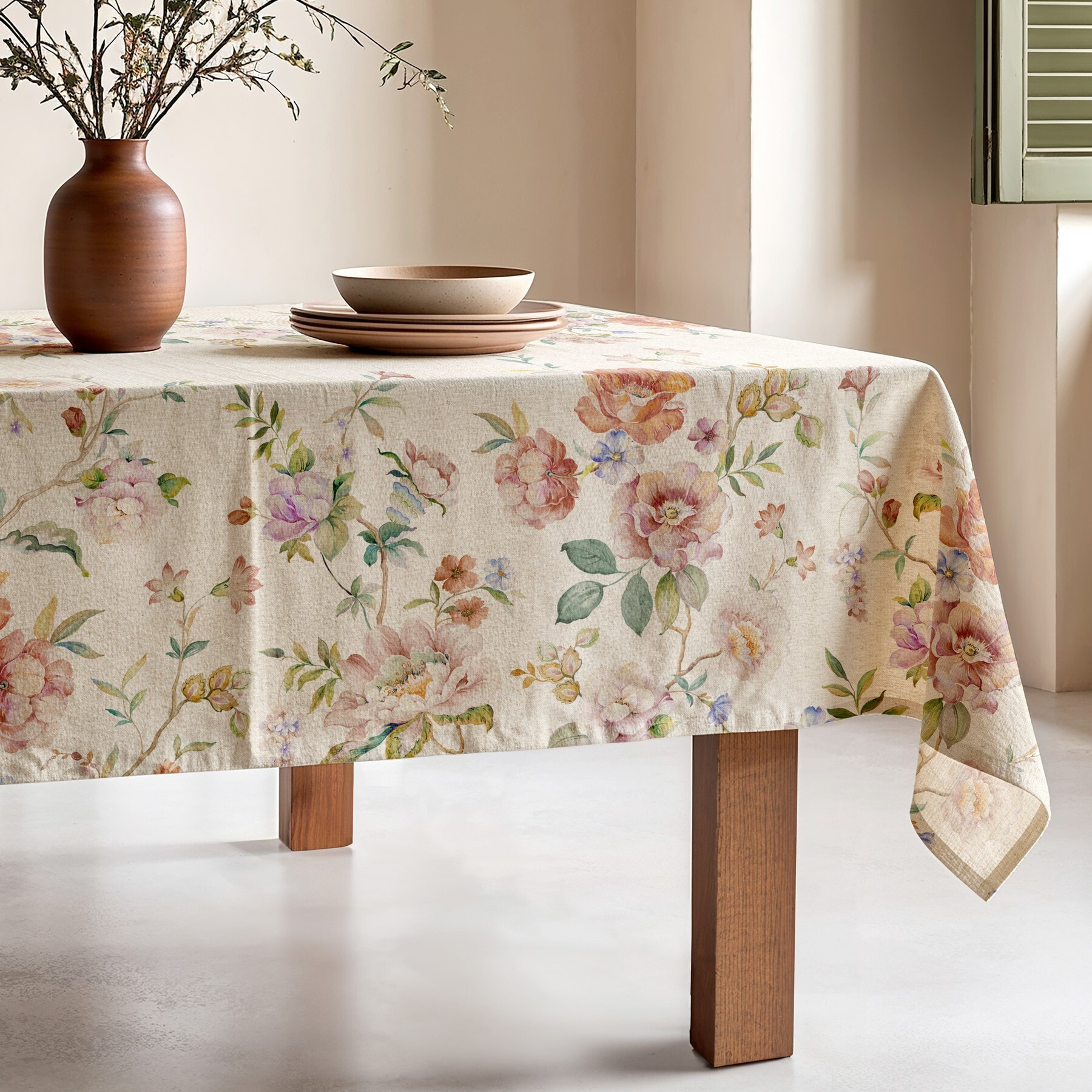 Nappe imprimée anti-tâches ANKARA MULTICOLORE