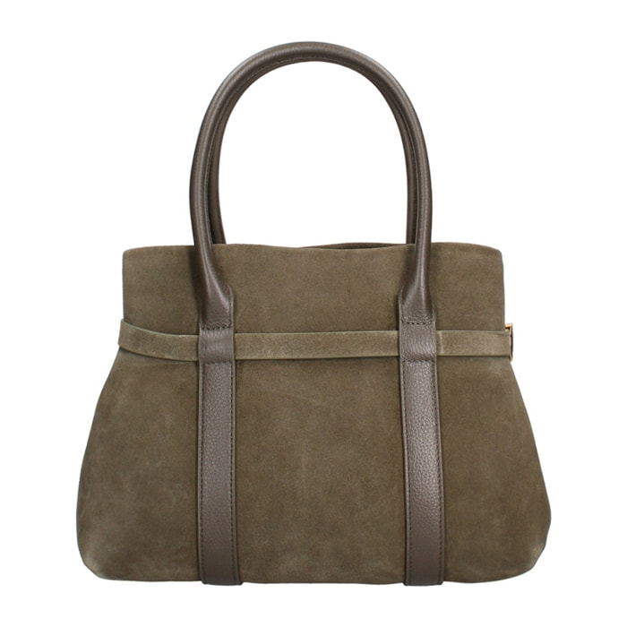 Borsa a mano da donna Made in Italy - Modello Lumina Lux - 100% pelle - 28.0 x 20.0 x 13.0 cm