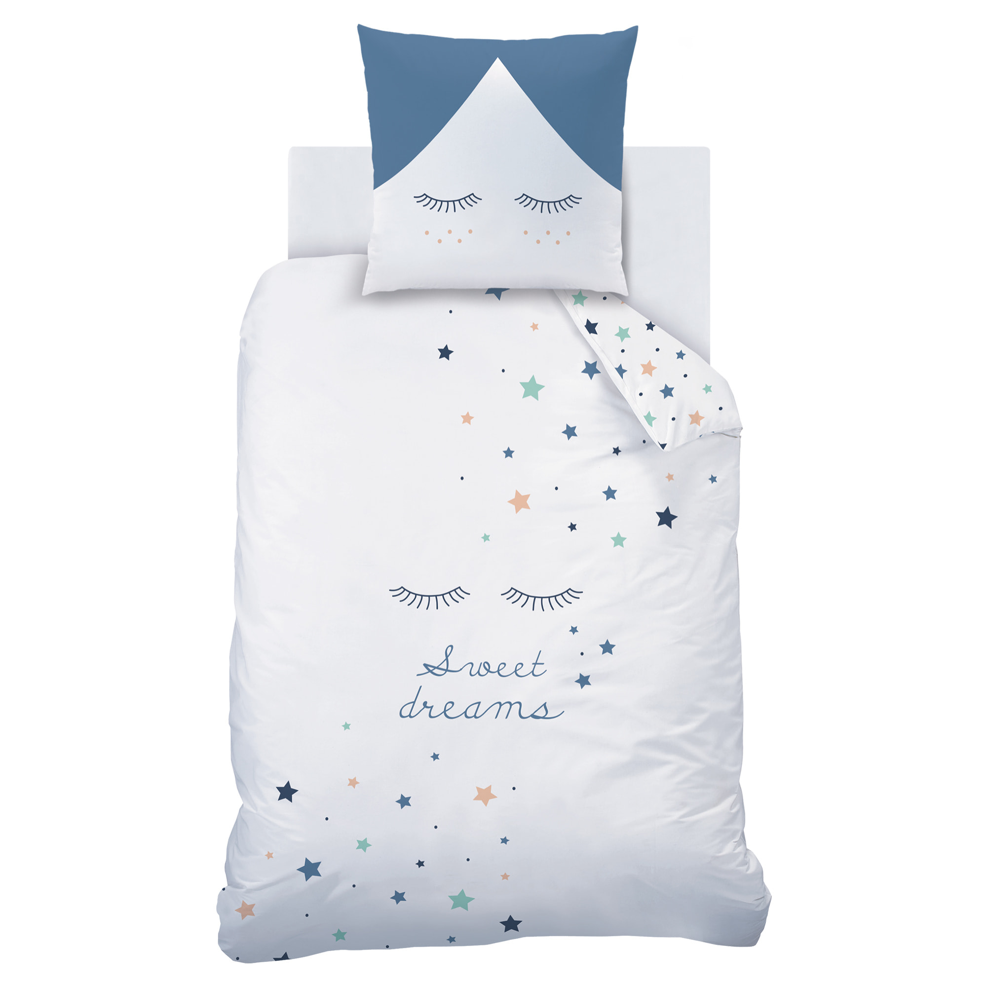 Parure de lit imprimée 100% coton, SWEET DREAMS