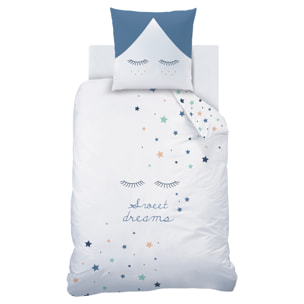 Parure de lit imprimée 100% coton, SWEET DREAMS