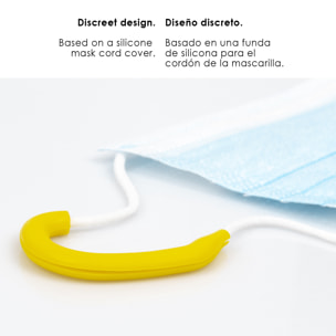 Protettore per orecchie per maschere, in silicone chirurgico