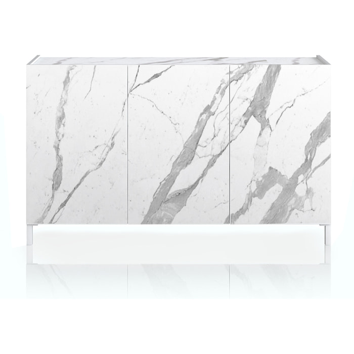 TOMASUCCI madia EDDY WHITE MARBLE Multicolore