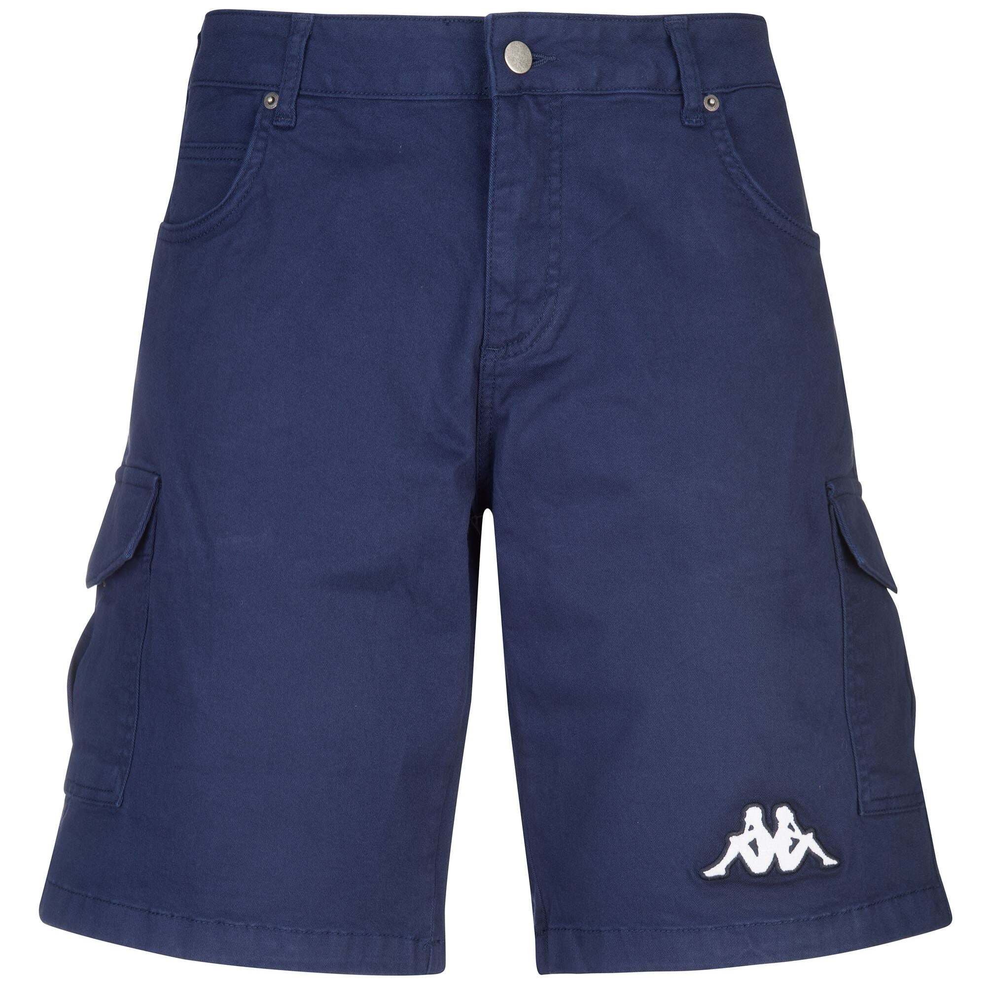 Kappa - Pantaloni Corti Uomo Donna Blu - Kappa4Training Aiom