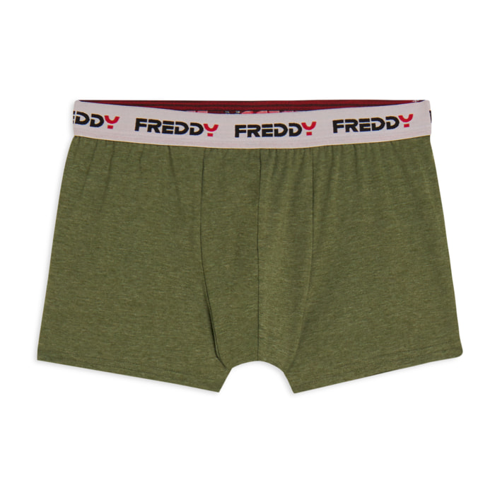 Boxer Uomo con Elastico Jacquard e Maxi Logo FREDDY