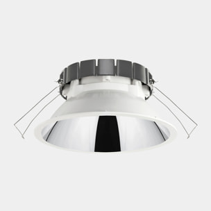 LEDS C4 Downlight Veo Ø161Mm 12W Blanco Cálido - 3000K Cri 82 66.4º On-Off Blanco Ip5