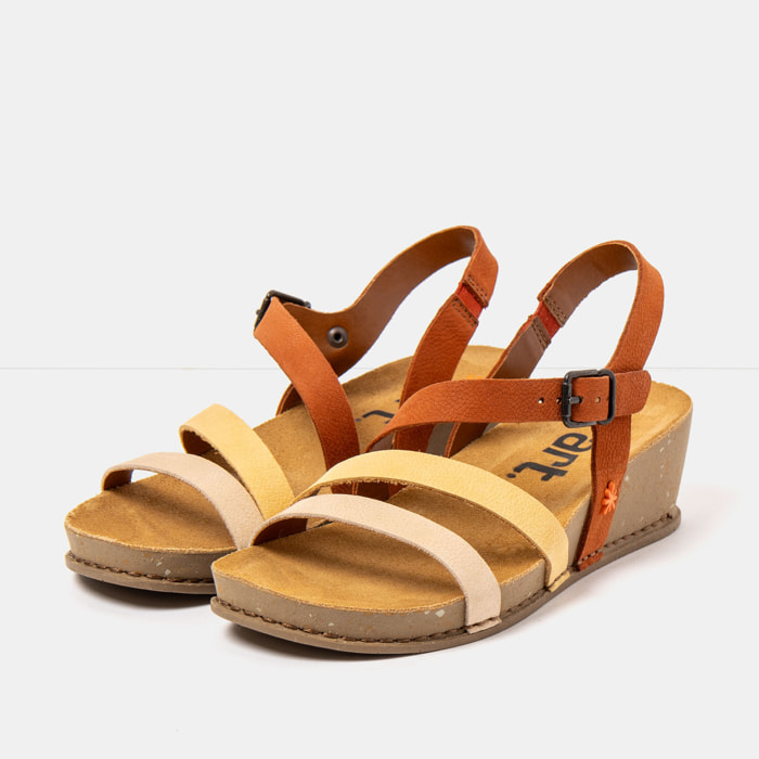 Sandalias 1930 MULTI DARK ORANGE-HONEY/ I LIVE color Dark orange-honey