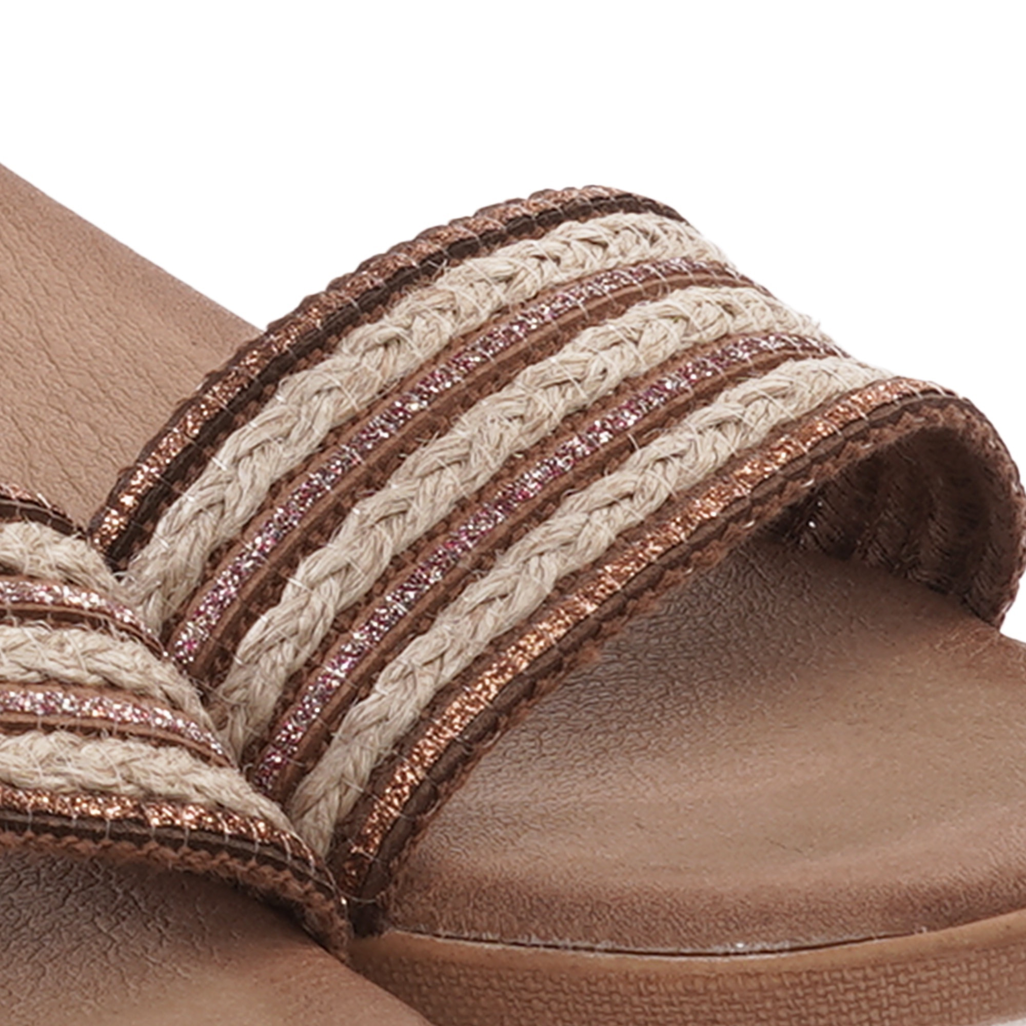 SANDALO ZEPPA FASCIA CORDA RAME