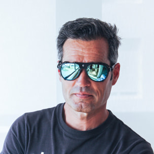 Gafas de sol OCEAN MAUI - montura negra / lentes Revo azules