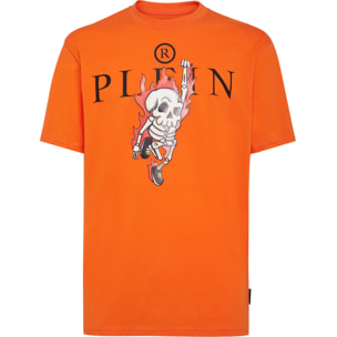 PHILIPP PLEIN T-Shirt Round Neck SKULL