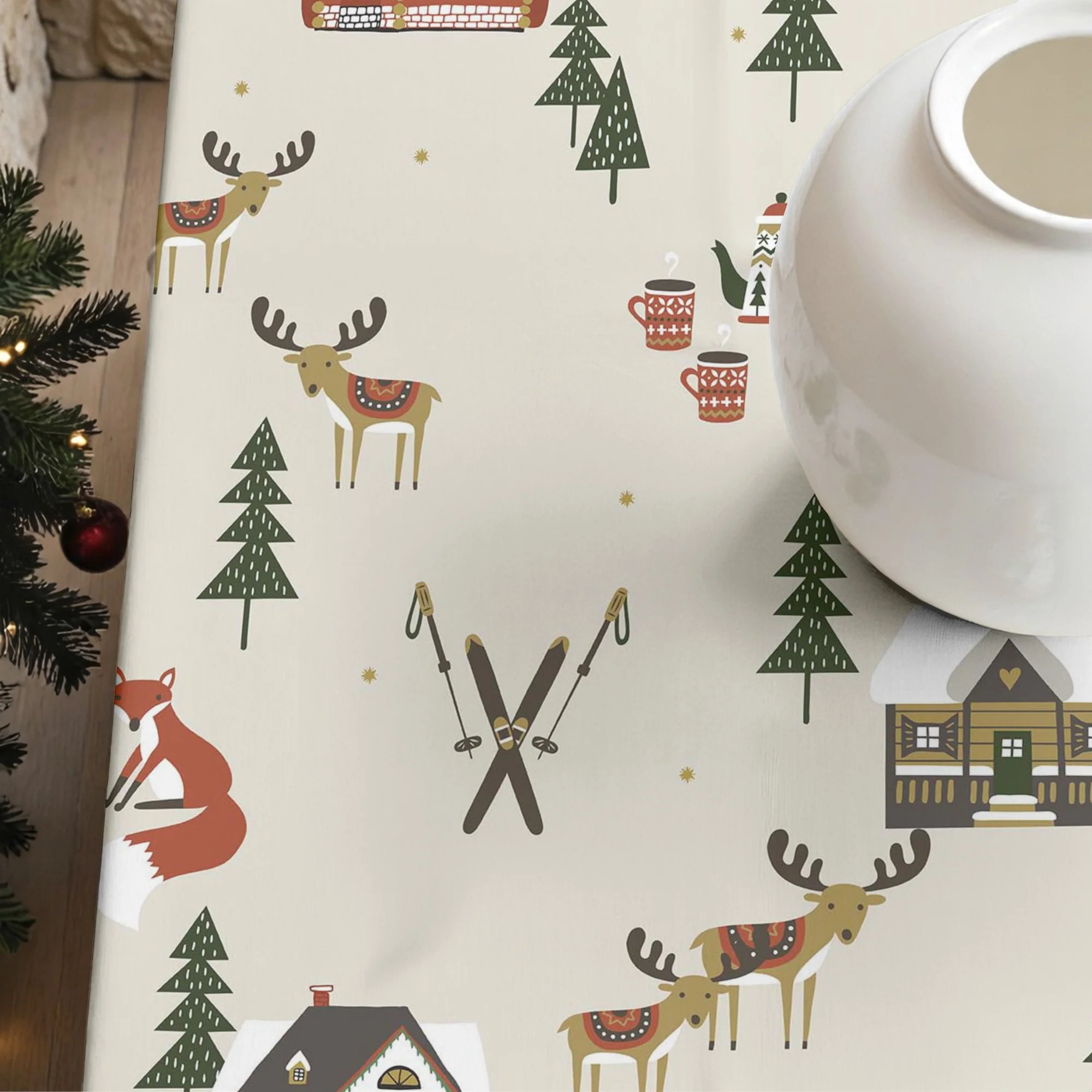 Nappe en résine Anti-tâches Merry Christmas 38