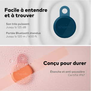 Tracker GPS CHIPOLO Loop rechargeable USBC vert menthe