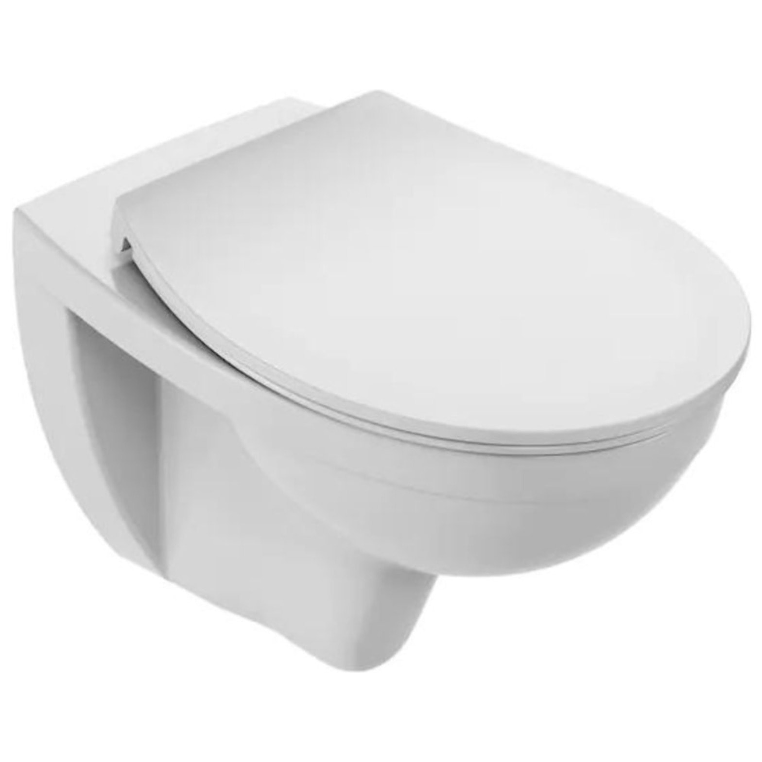 WC suspendu sans bride Patio + abattant extra plat