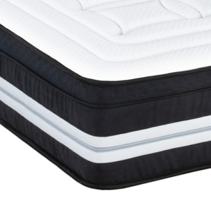 Matelas Chambord, 32 cm, Micro-Ressorts & Mémoire de Forme, Soutien Ferme, Aération Optimale