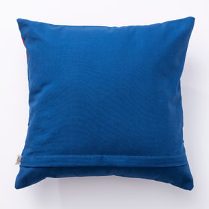 Set de 2 cojines 40x40cm 100% algodón 300gsm color azul marino el ganso