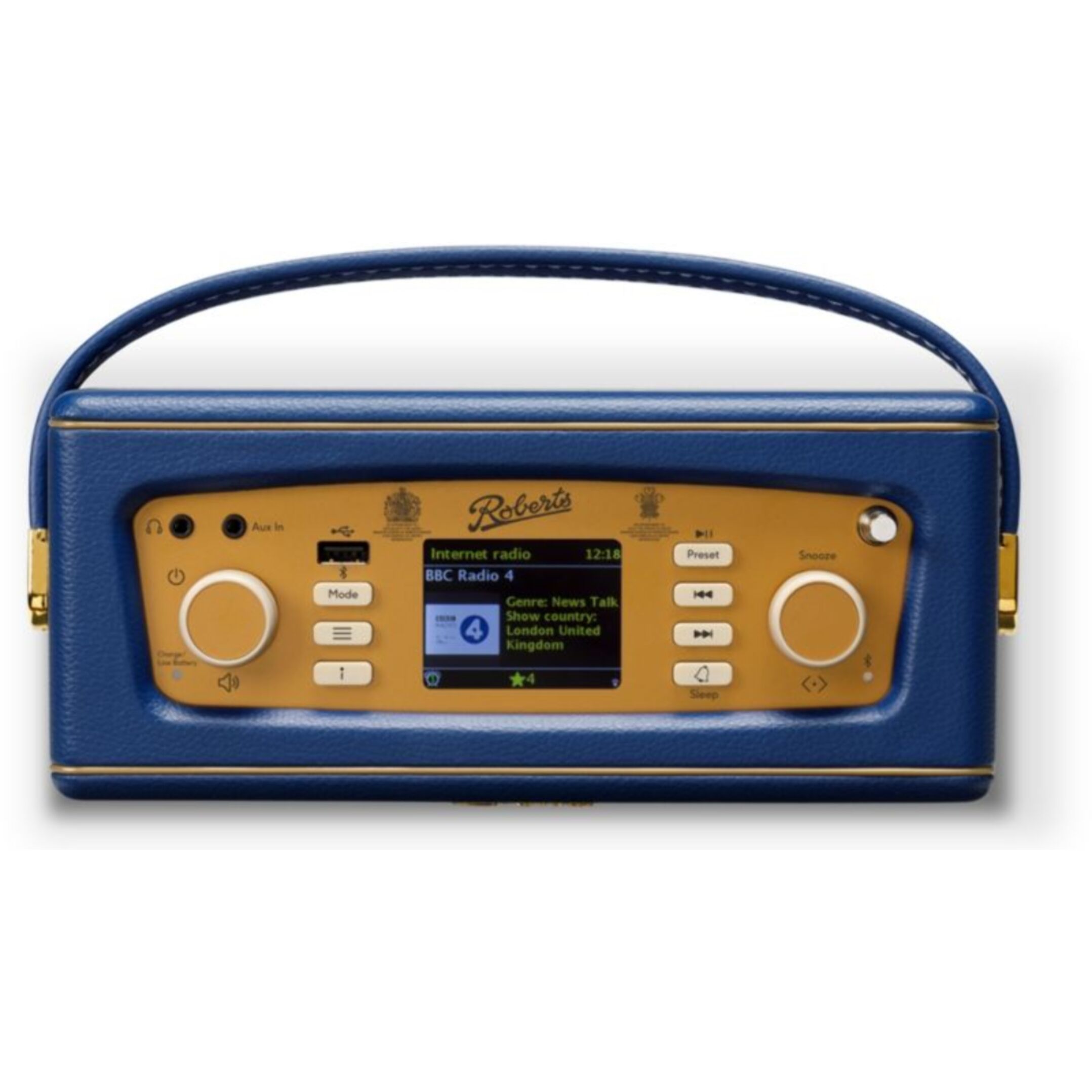 Radio internet ROBERTS REVIVAL ISTREAM3L BLEU MINUIT