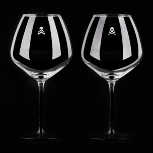 Juego de 6 copas gin calavera de 720ml en cristal scalpers home