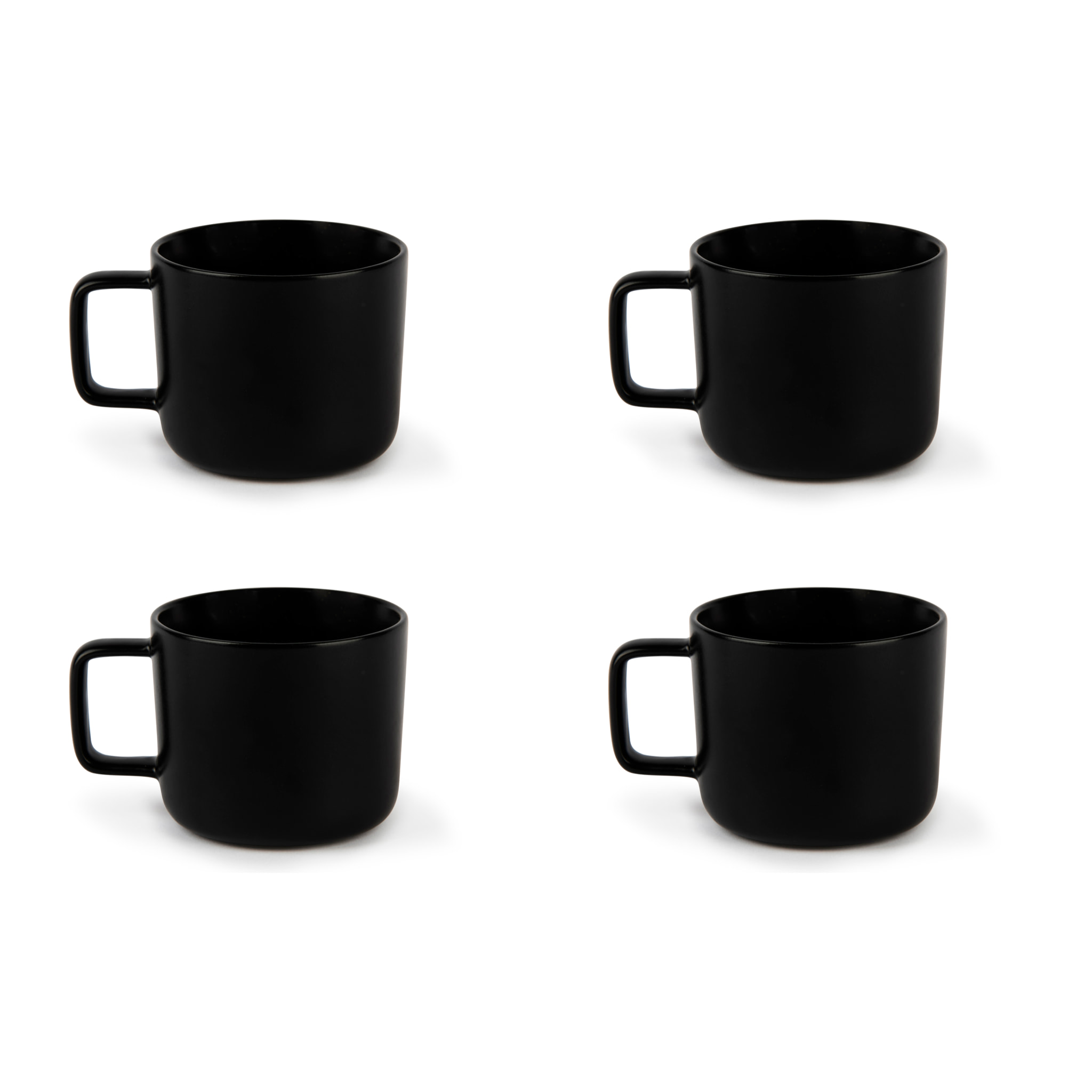 Set 4 Tazze Tè Excelsa – Nordic, Stoneware Nero