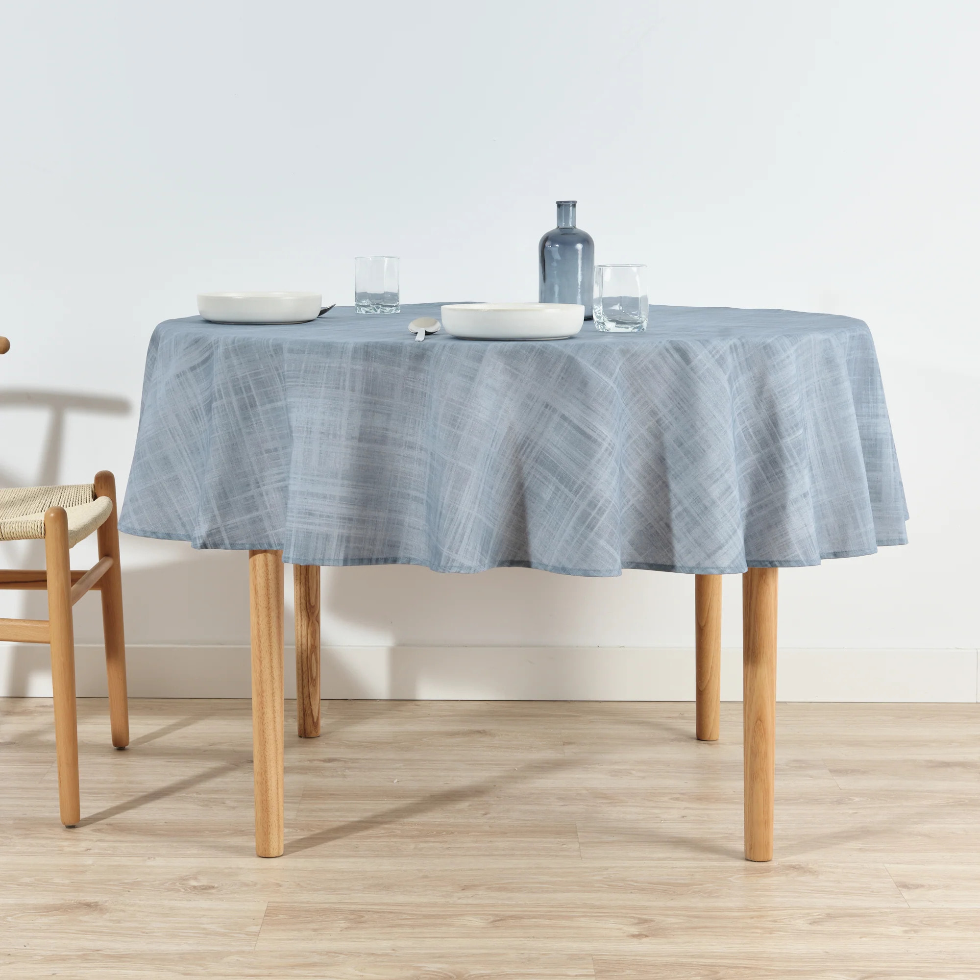 Nappe ronde en résine anti-taches 0120-19