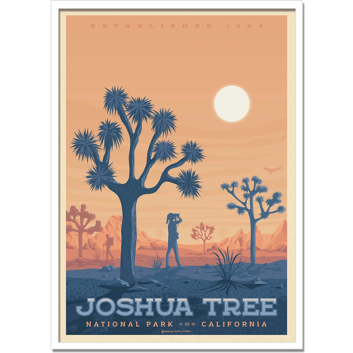Affiche - Joshua tree - Olahoop Travel Posters
