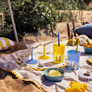 6 verres à cocktail 70 cl bleus - Summer Pop - Luminarc