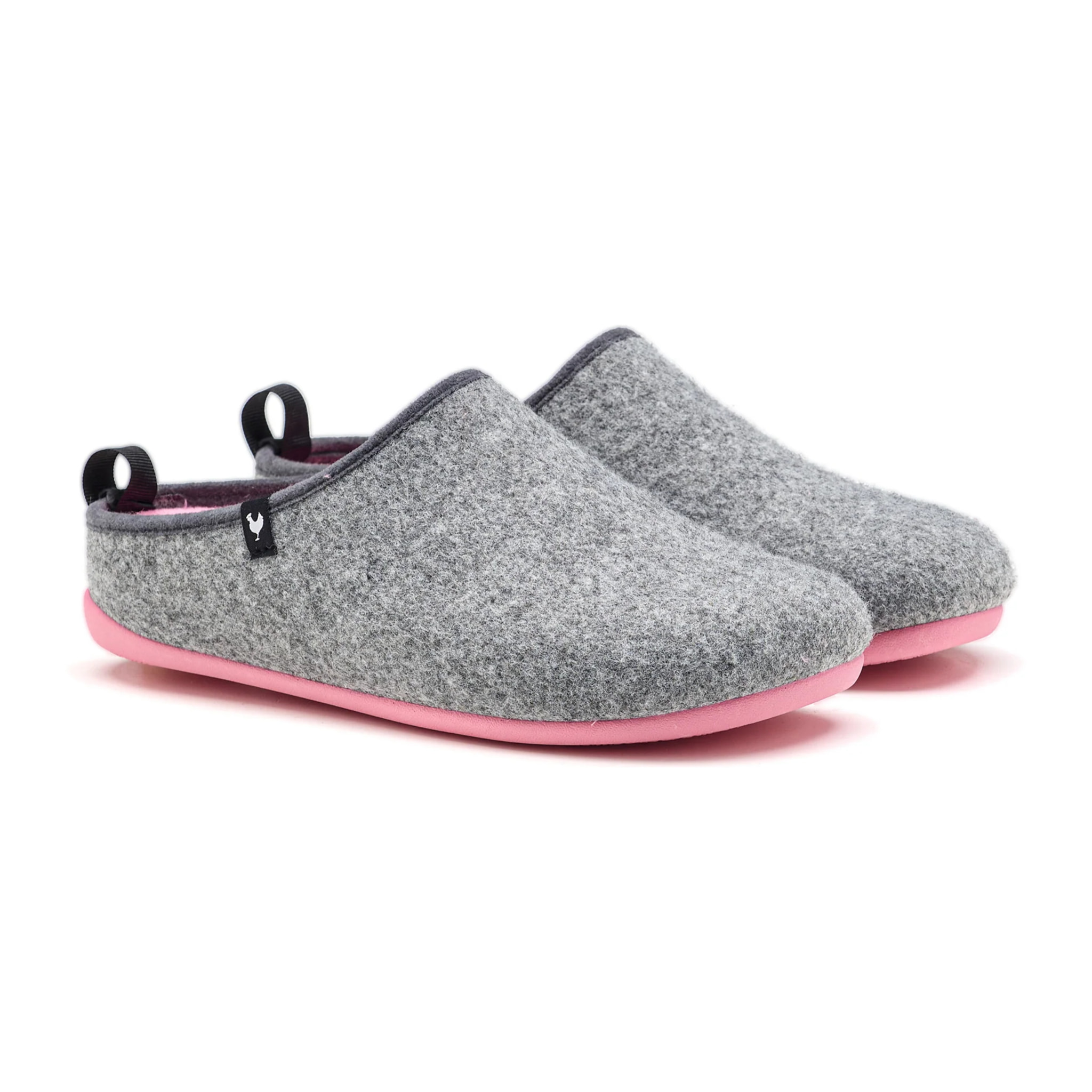 Zapatillas De Casa Lanna Woman Gris & Rosa