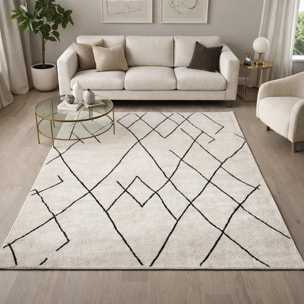 Tapis berbère tissé motifs tribaux DIHO