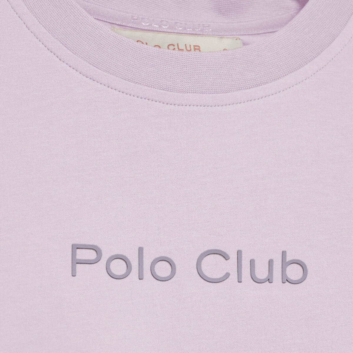 Camiseta Tori color lavanda con logo Minimal Combo Polo Club