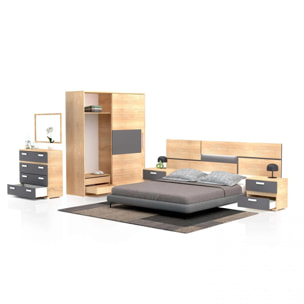 Dormitorio Ataneq Pure 4C Plus Cambria - Grafito