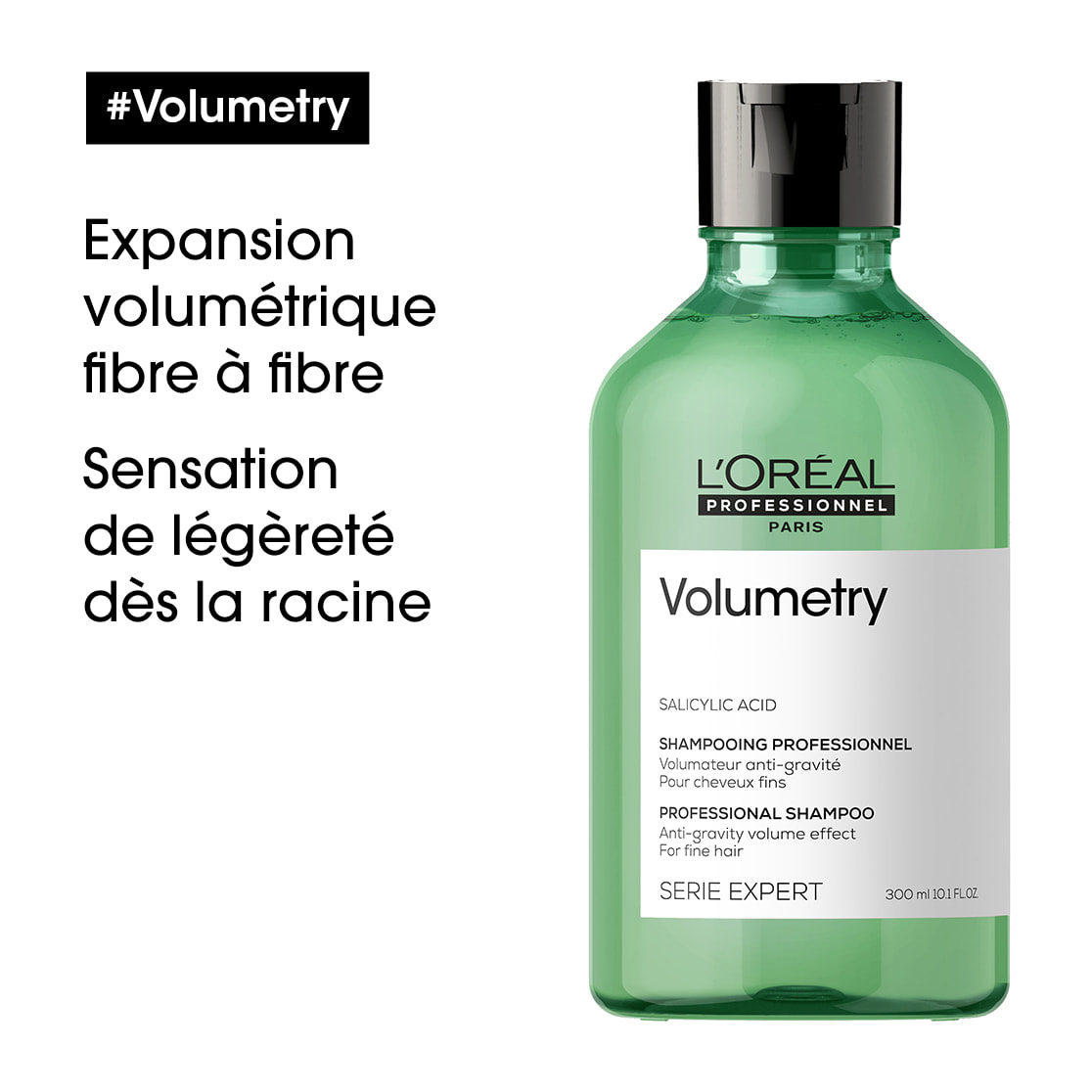 Shampoing Volumetry Cheveux Fins 300ml - Série Expert