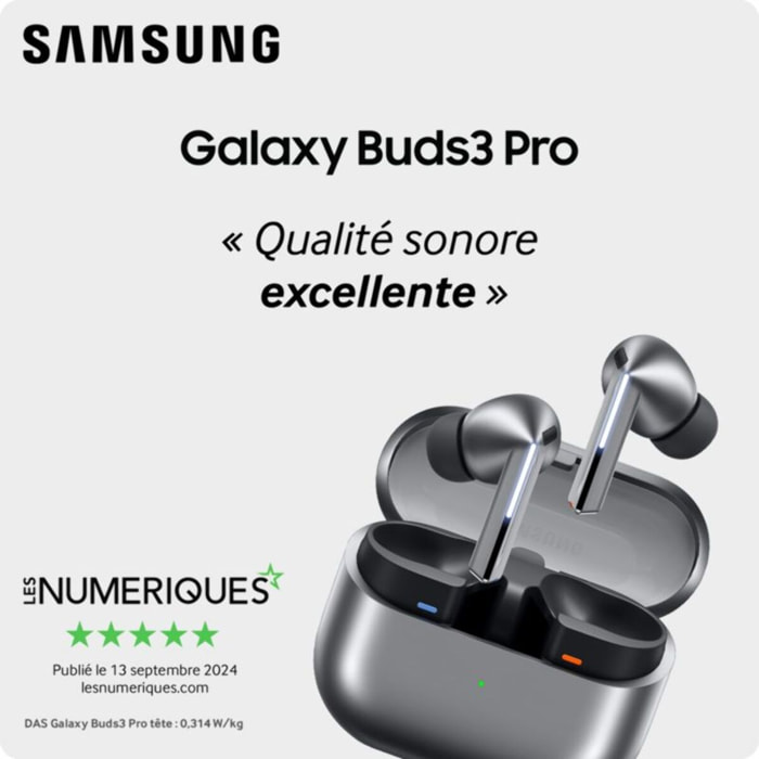 Ecouteurs SAMSUNG Galaxy Buds 3 Pro Gris