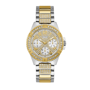 Reloj Guess W1156L5 Mujer Analogico Cuarzo con Correa de Acero inoxidable